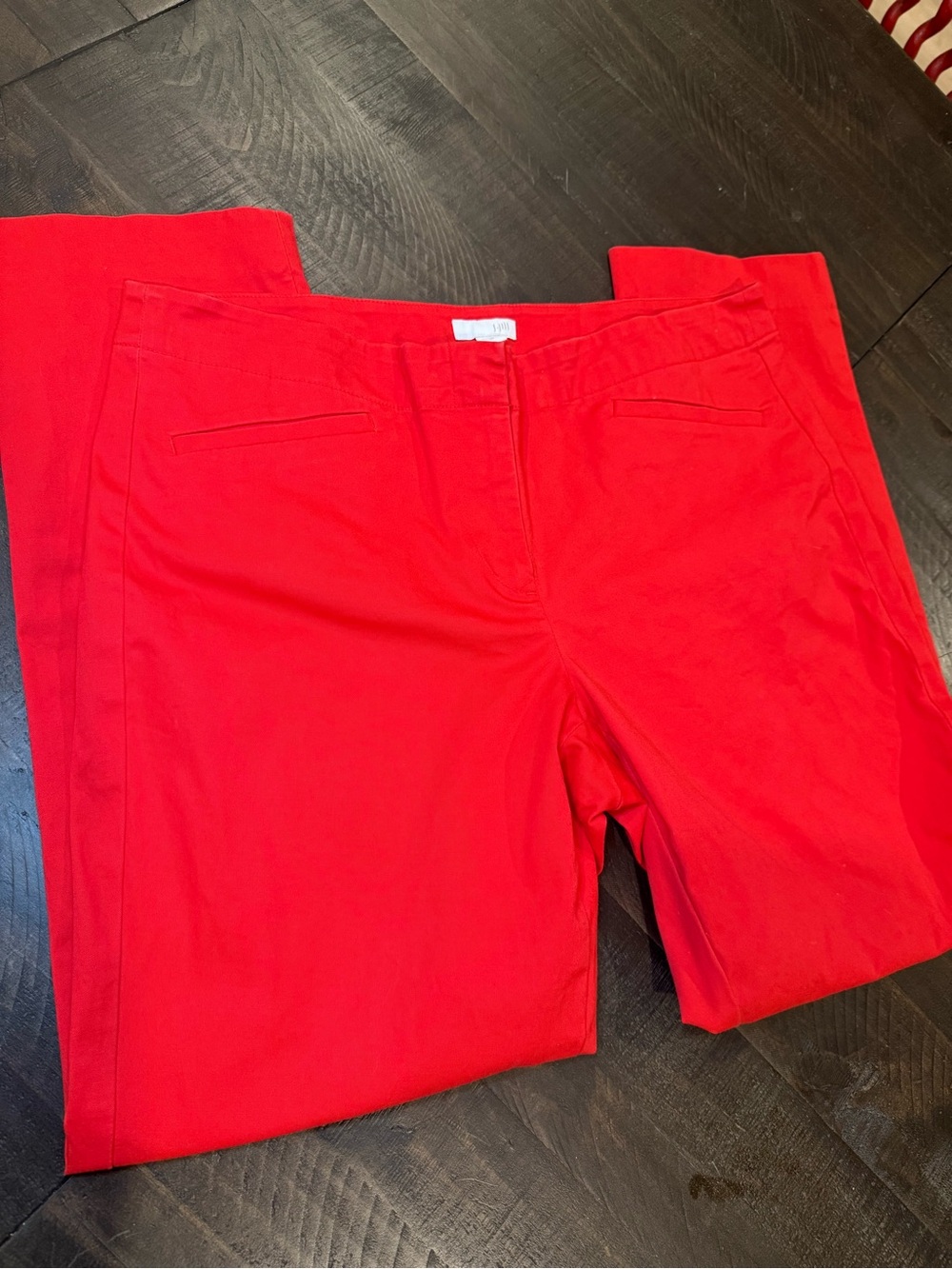 J. Jill Red Ankle Chino Pants | Women’s Size Size 10